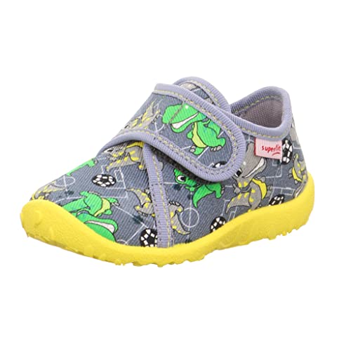 Superfit Dziecięce kapcie chłopięce Spotty, szare/wielokolorowe 2060, 19 EU, Szary, wielokolorowy 2060, 19 EU