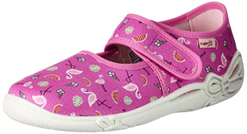 Superfit Dziewczęce kapcie Belinda, Różowy, wielokolorowy 5510, 25 EU