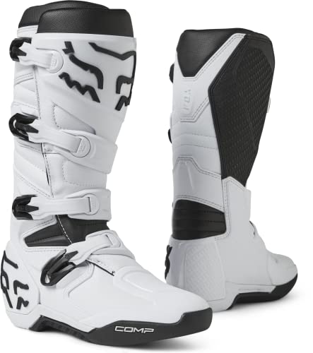 FOX RACING Comp, Buty motocyklowe Męskie, Biały, 47 EU