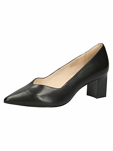 CAPRICE Damskie czółenka 9-9-22408-28 z zamkniętymi palcami, Black Nappa, 36.5 EU