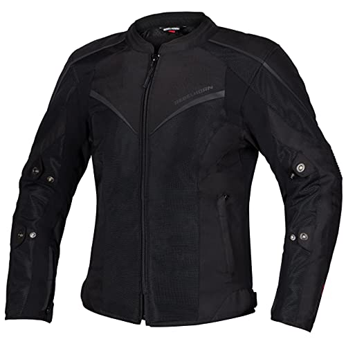 REBELHORN Hiflow IV Lady kurtka motocyklowa dla kobiet, membrana Humax, ochrona łokci i ramion, odpinane kieszenie wentylacyjne, elementy odblaskowe