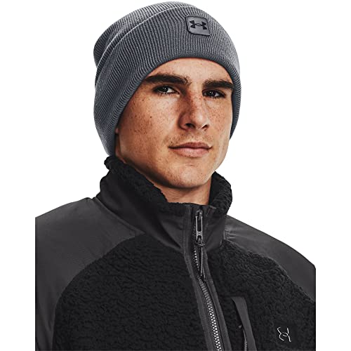 Under Armour Męska supermiękka dzianinowa czapka termiczna, odprowadzająca pot męska czapka beanie do zimowych treningów UA Halftime Cuff