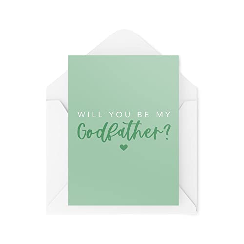 Karty Ojca Chrzestnego - Will You Be My God Father - Propozycja Ojca Chrzestnego - Karta Rodzica Chrzestnego - Be My Godparent - Karta Chrzest - CBH1432