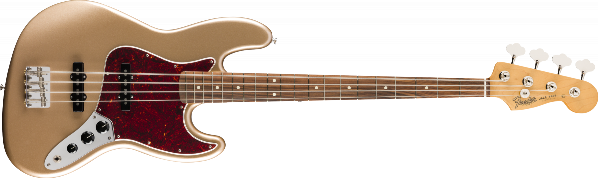 Fender Vintera '60s Jazz Bass Pau Ferro Fingerboard Firemist Gold