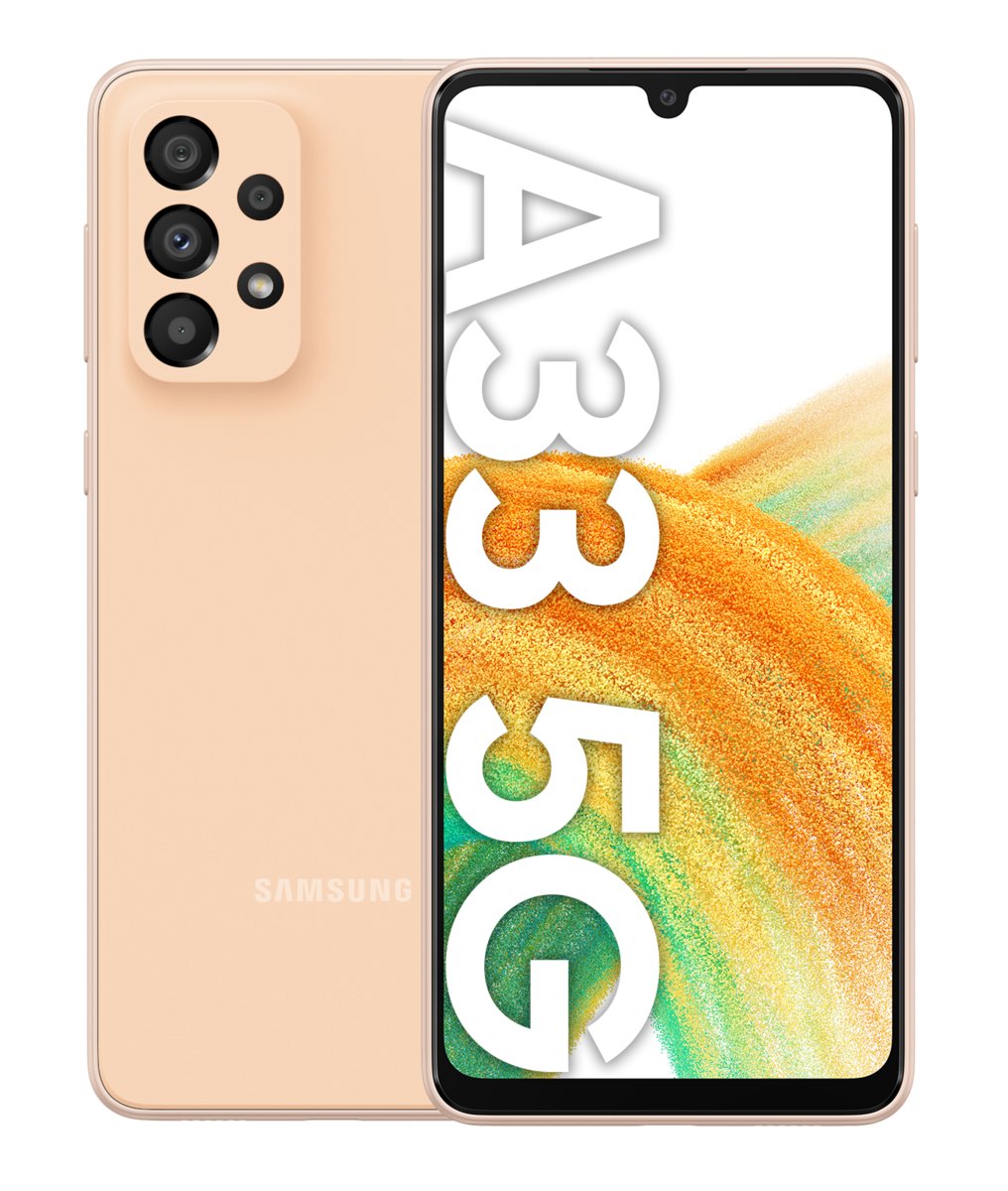 Samsung Galaxy A33 5G 6GB/128GB Dual Sim Pomarańczowy SM-A336BZOGEUE