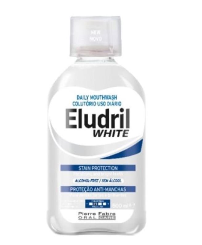 Eludril WHITE płyn do płukania jamy ustnej chroniący przed przebarwieniami 500 ml