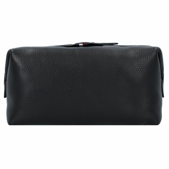 Tommy Hilfiger TH Premium Kosmetyczka Skórzany 25 cm black