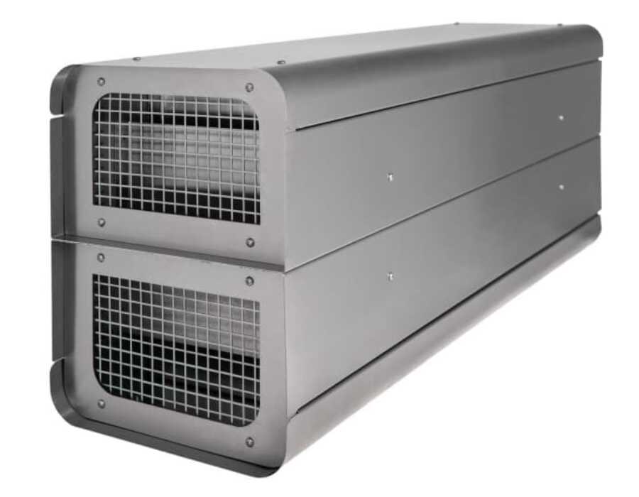 GermiProtect GP4x55N przepływowy sterylizator powietrza - ścienna lampa UV-C dużych kubatur