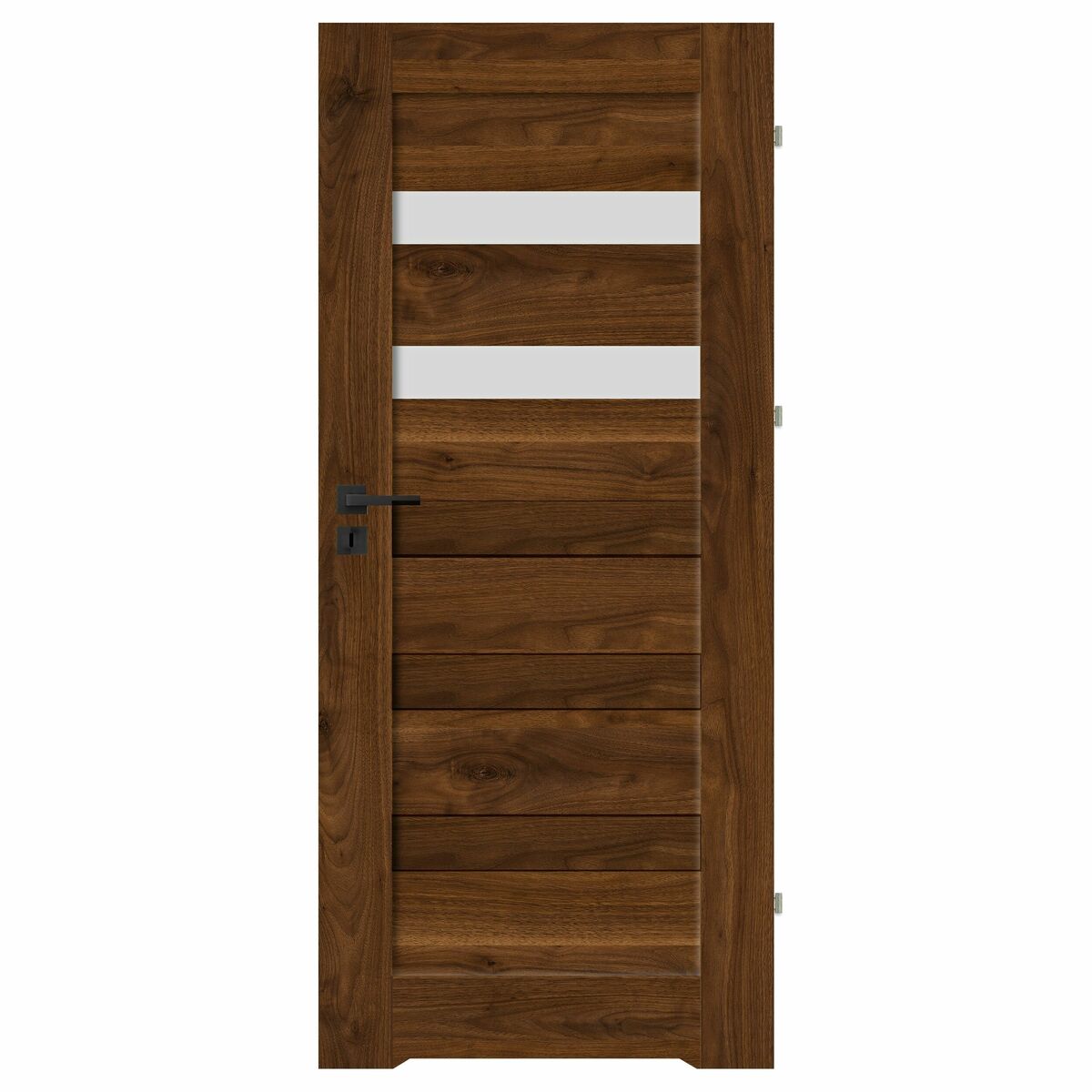 Skrzydło drzwiowe łazienkowe z podcięciem wentylacyjnym Notus orzech trend 60 prawe Nawadoor
