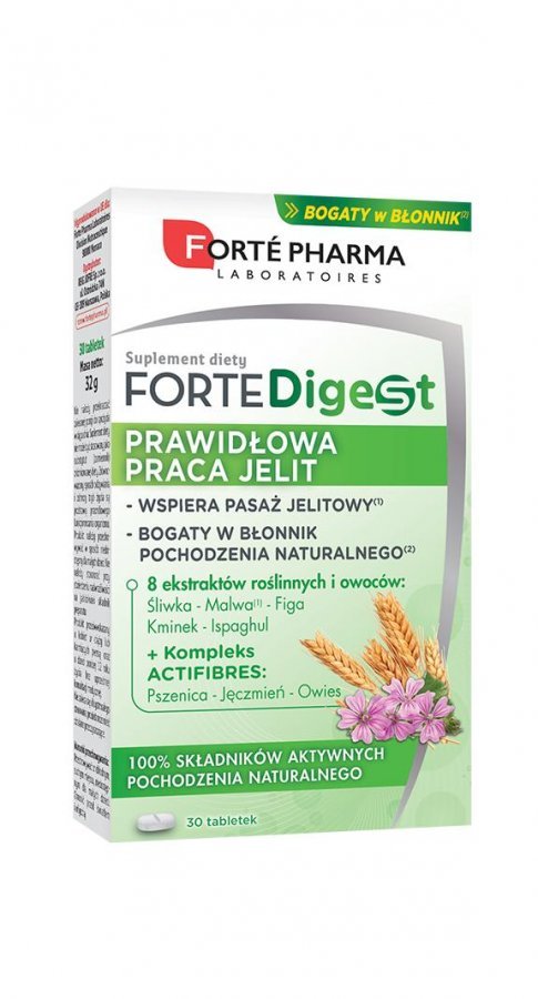 ForteDigest Prawidłowa praca jelit x 30 tabl