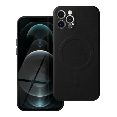 OEM Futerał Silicone Mag Cover Do Iphone 12 Pro Czarny
