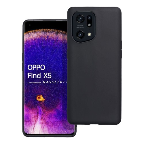 OEM Futerał matt do oppo find x5 czarny