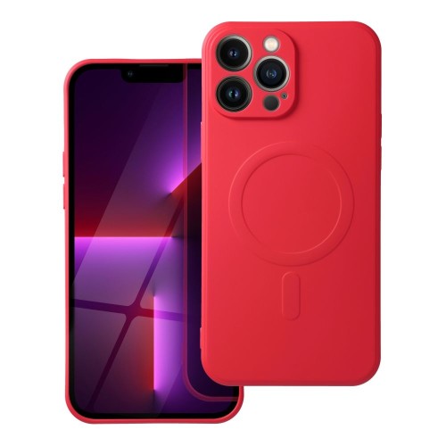 OEM Futerał Silicone Mag Cover Do Iphone 13 Pro Max Czerwony