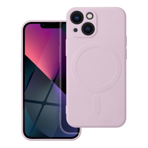 OEM Futerał Silicone Mag Cover Do Iphone 13 Mini Różowy