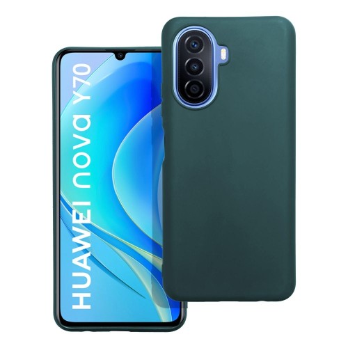 OEM Futerał matt do huawei nova y70 ciemnozielony