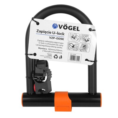 Zapięcie rowerowe VÖGEL VZP-009K U-lock