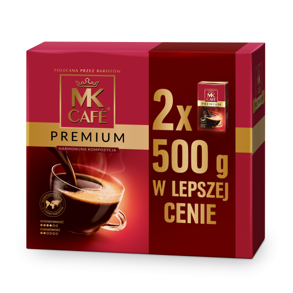 MK Cafe Premium Duopack 2x500g kawa mielona
