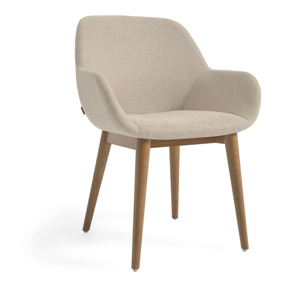 Beżowe krzesło do jadalni Kave Home Konna