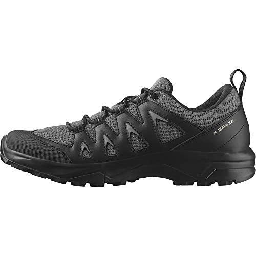 Salomon Męskie buty trekkingowe X BRAZE, pewter/czarne/szare (Feather Gray), 40 EU, Pewter Black Feather Gray, 40 EU