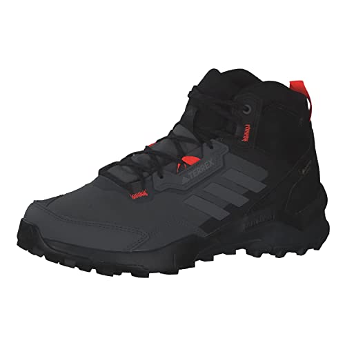 adidas Męskie półbuty trekkingowe Terrex Ax4 Mid GTX, Gricin Gricua Rojsol, 42 EU