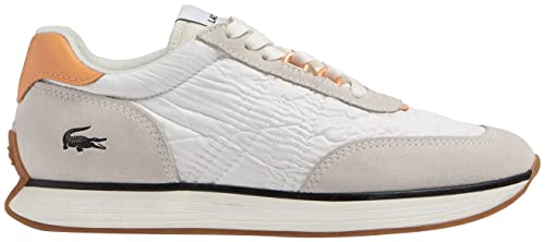 Lacoste 45SFA0003, Athleisure Trampki damskie, WHT/LT ORG, 37.5 EU, Wht Lt Org, 37.5 EU