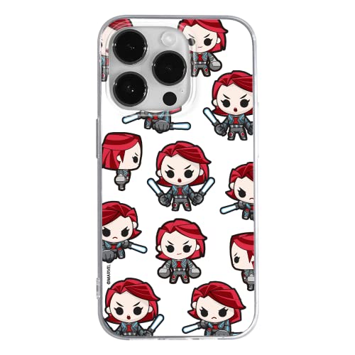 ERT GROUP etui na telefon Apple Iphone 14 PRO, case oryginalny i oficjalnie licencjonowany przez Marvel, wzór Black Widow 013, optymalnie dopasowane, plecki z TPU