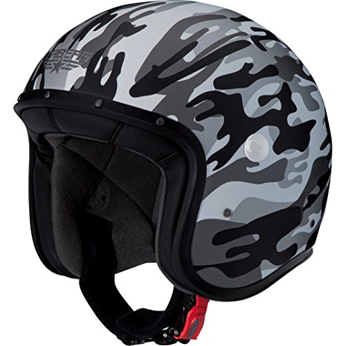 Caberg Kask Jet Freeride Commander Camouflage biały matowy/szary, rozmiar XS