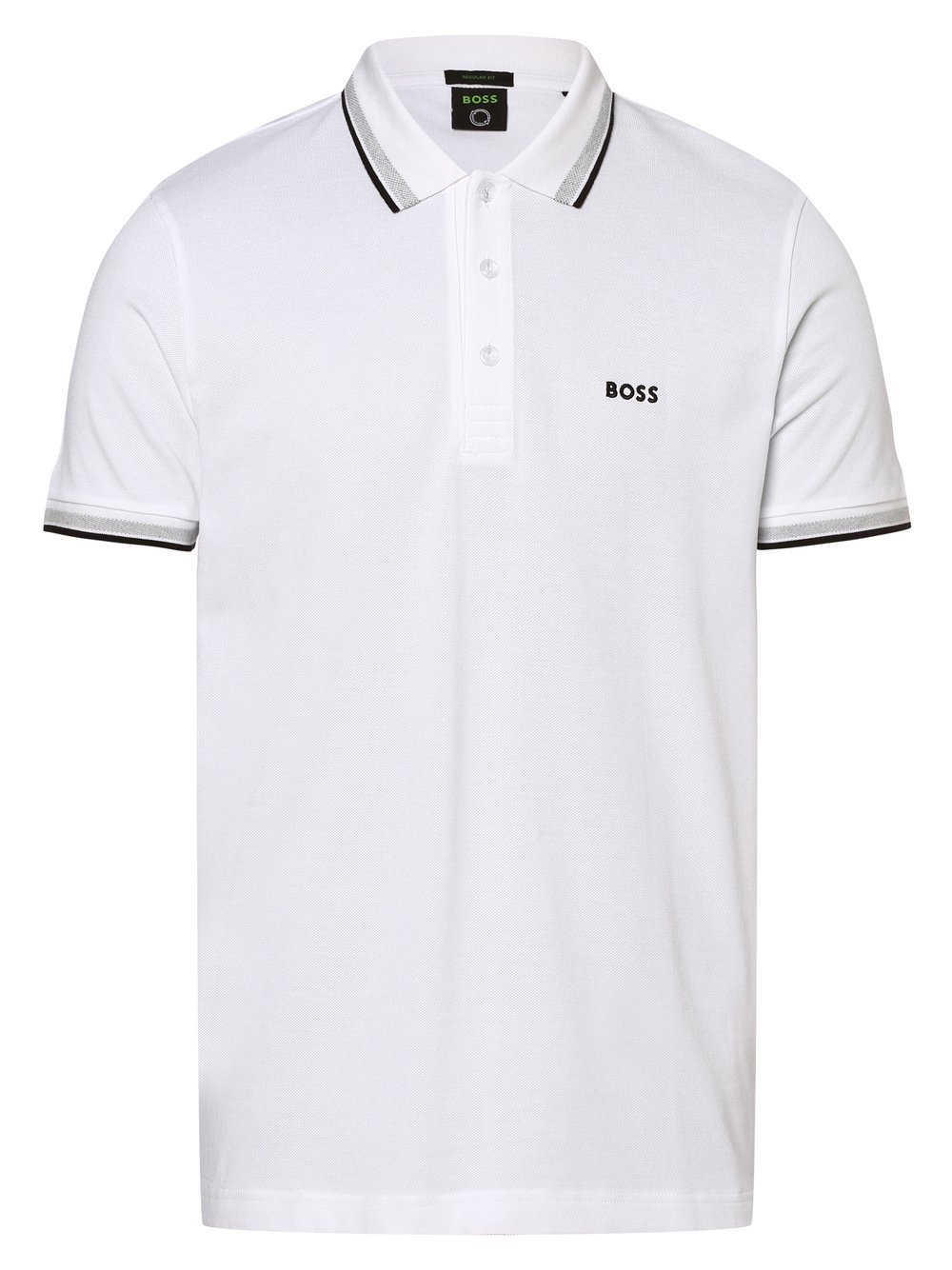 BOSS Green - Męska koszulka polo  Paddy, biały