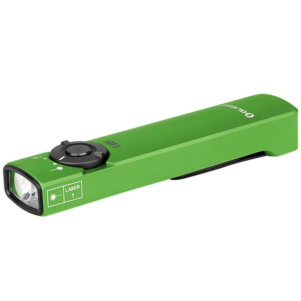 Latarka ze wskaźnikiem laserowym Olight Arkfeld Cool White Lime Green - 1000 lumenów