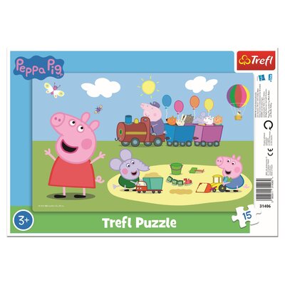 Trefl Puzzle 15 Wesoły pociąg