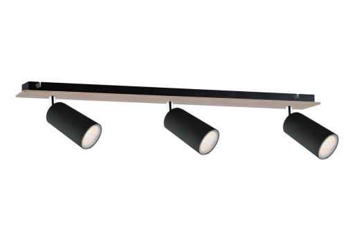 Eye lampa sufitowa (spot) 3-punktowa naturalny/czarny 2090