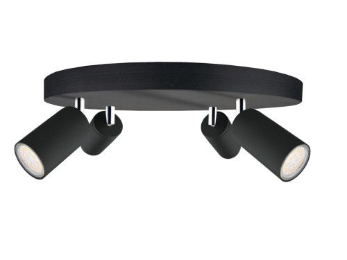 Eye lampa sufitowa (spot) 4-punktowa czarna 2088