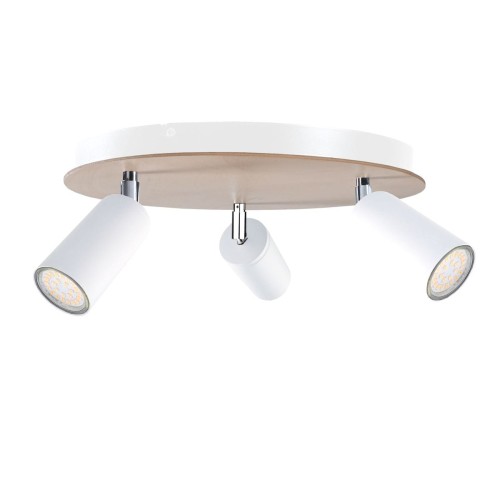 Eye lampa sufitowa (spot) 3-punktowa naturalny/biały 2084