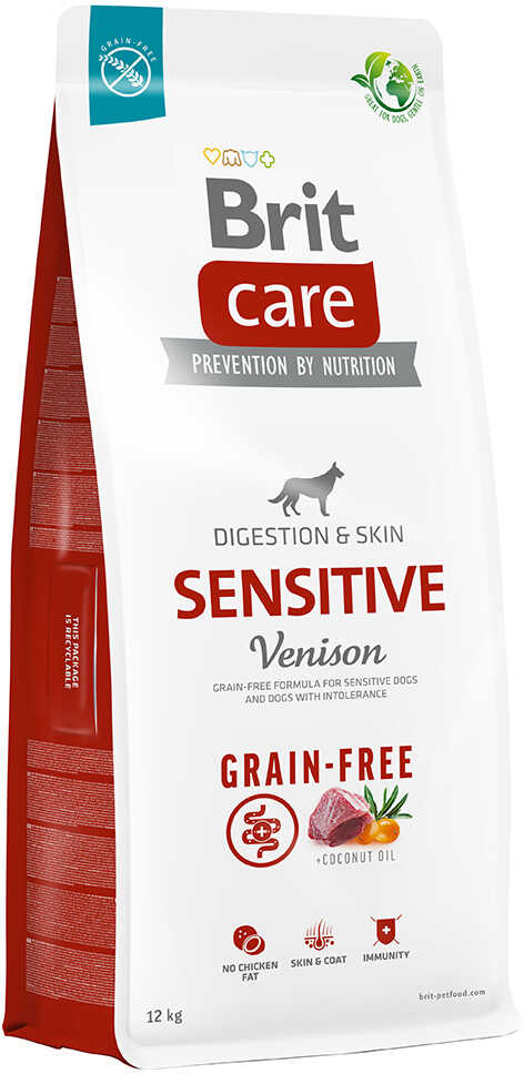 Brit Care Dog Grain-free Sensitive, dziczyzna i ziemniaki - 12 kg Dostawa GRATIS!
