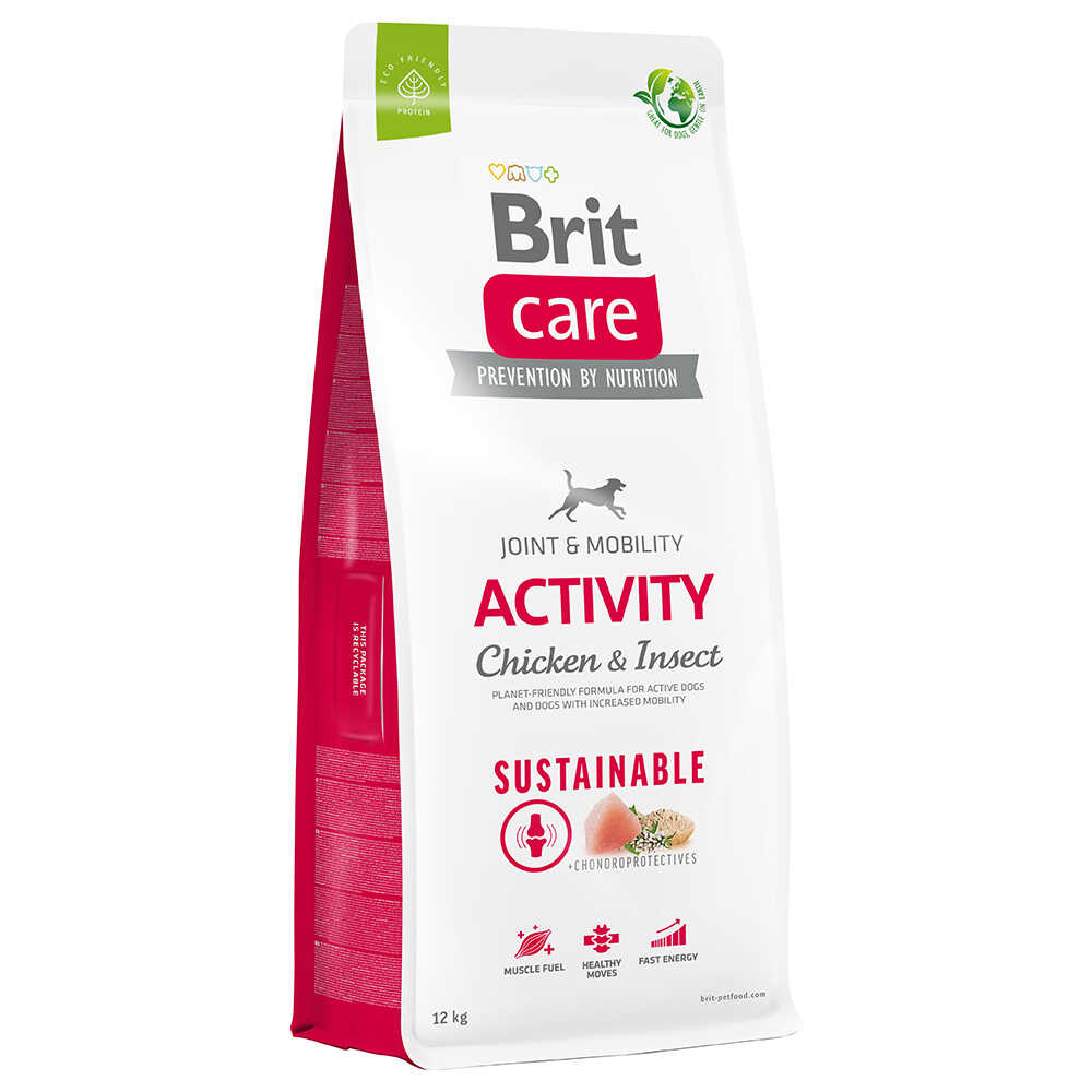 Brit Care Dog Sustainable Activity, kurczak i insekty - 12 kg Dostawa GRATIS!