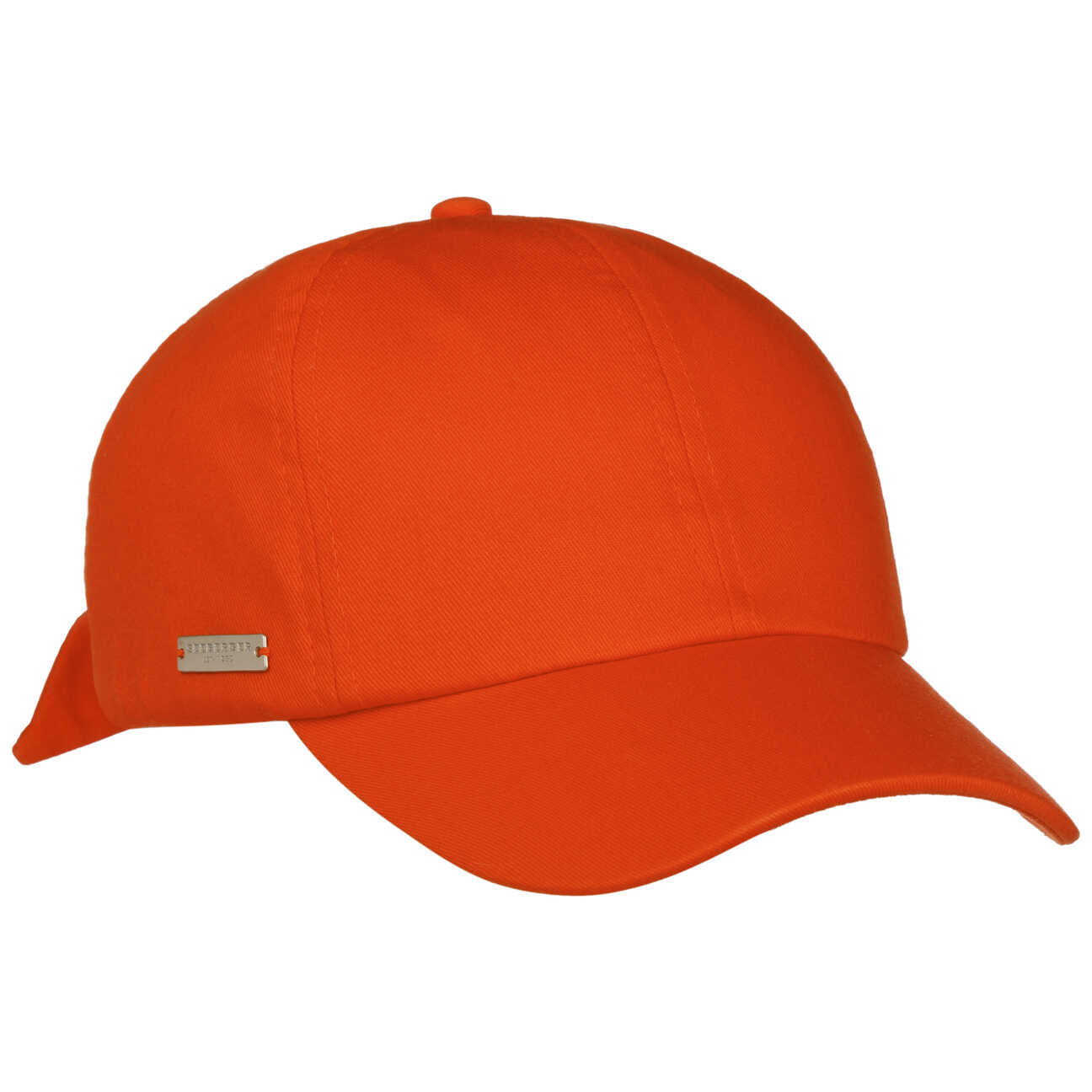 Czapka z Daszkiem Damska Uni Cotton by Seeberger, pomarańczowy, One Size