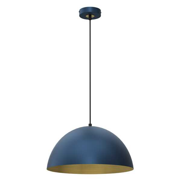 Lampa wisząca BETA, MLP8288, 35 cm, granatowy/złoty, 1x60W E27