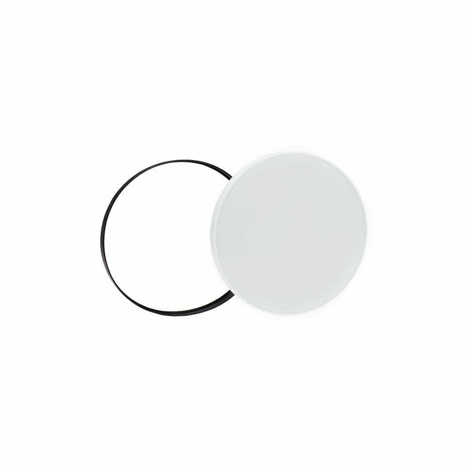PLAFON NYMPHEA BLACK & WHITE RINGS 24W Barwa Zimna 230V 115st IP54 FI320x52 SLI031035CW_PW