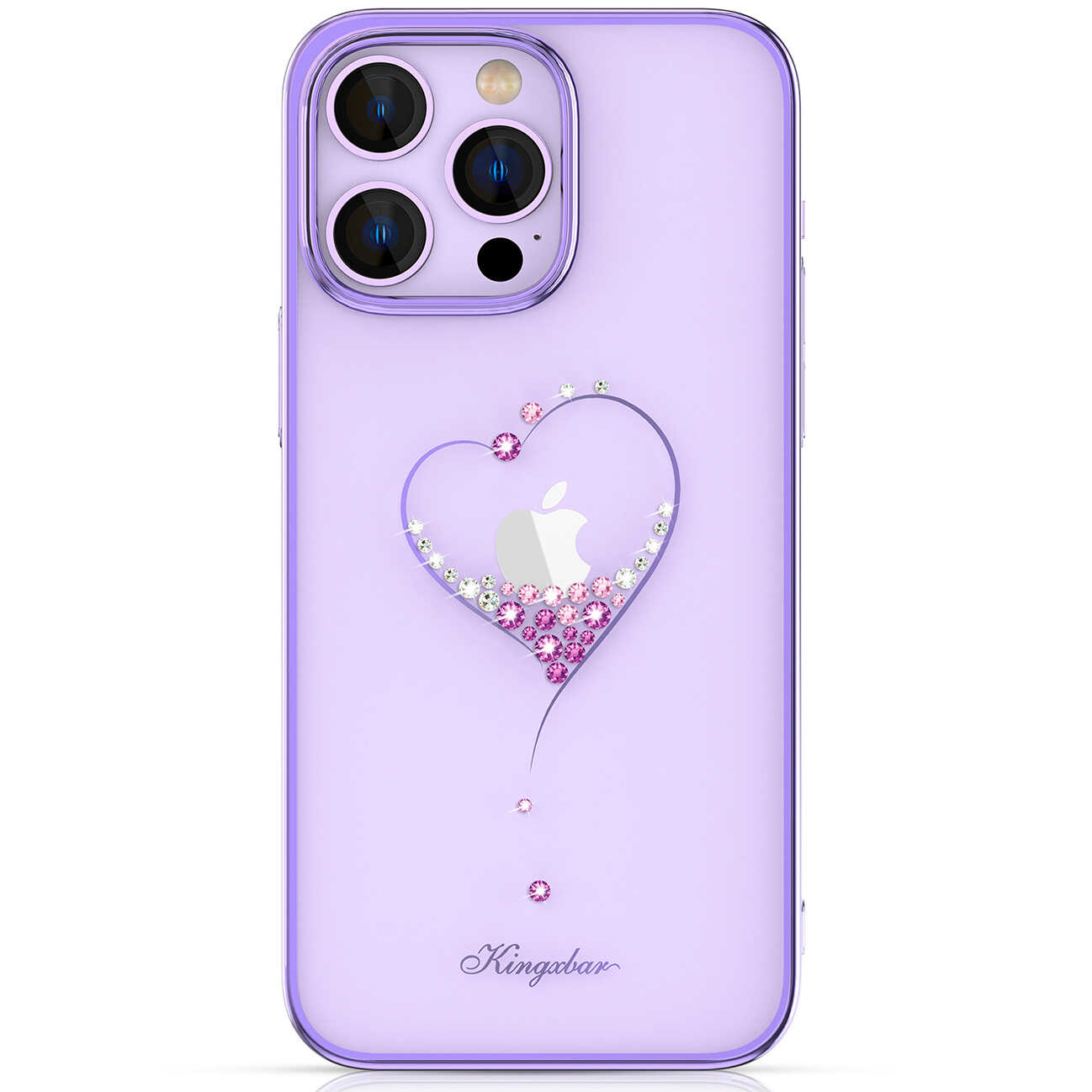 Фото - Чохол Kingxbar Etui silikonowe z kryształami Swarovski  Wish Series do iPhone 14 