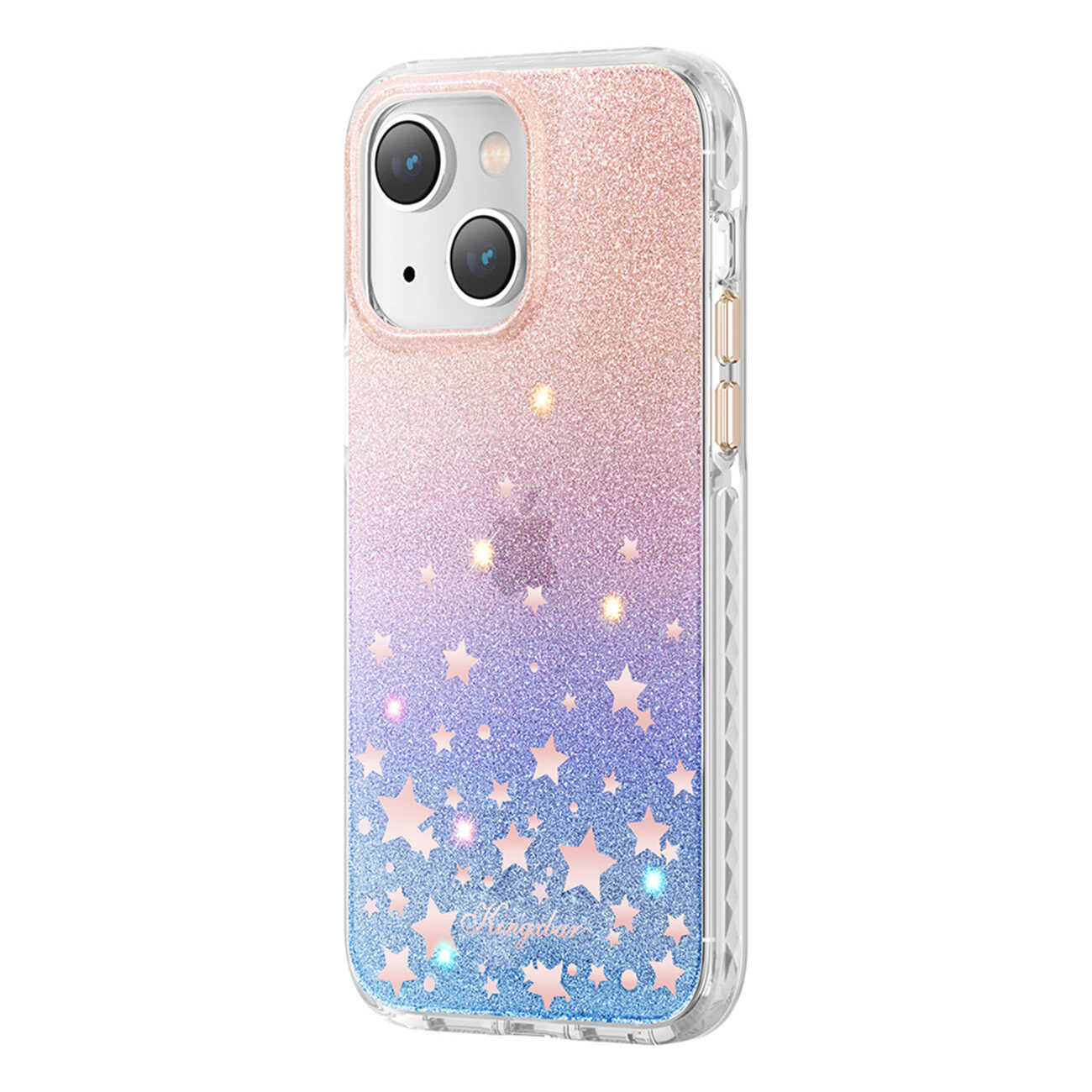 Zdjęcia - Etui Kingxbar Heart Star Series  iPhone 14  w gwiazdki zodiac 