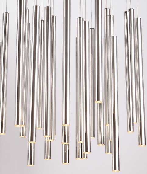 MAXLIGHT P0175D lampa wisząca ORGANIC 33x1 chrom ściemnialna