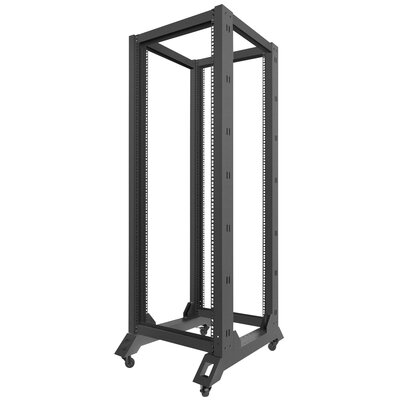 LANBERG Stojak Open Rack 32U 600x800mm czarny (OR01-6832-B)