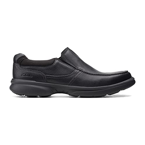 Clarks Męskie klapki Bradley Free Slipper, Blk Tumbled Lea, 44 EU, Blk Tumbled Lea, 44 EU Weit