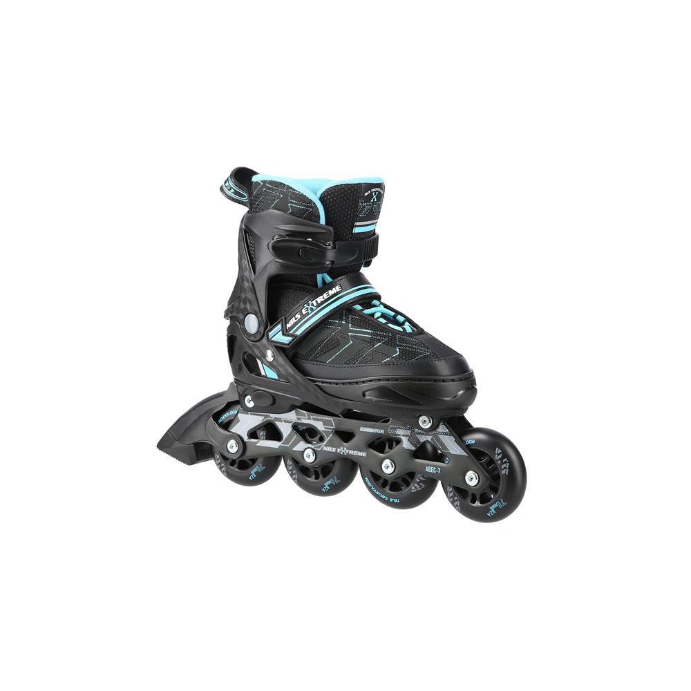 NA11002 CZARNO/NIEBIESKIE ROZM. L (39-42) ŁYŻWOROLKI NILS EXTREME