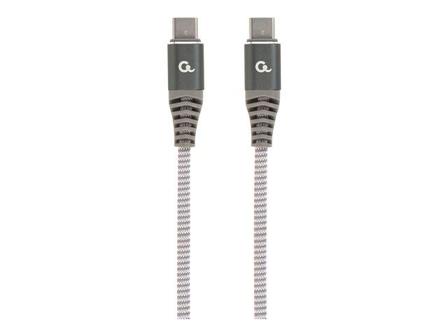 GEMBIRD CC-USB2B-CMCM60-1.5M Kabel premium do ładowania i transmisji danych 60W Typ-C Power Delivery PD 1.5 m