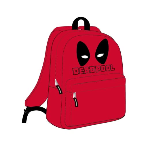 CERDÁ LIFE'S LITTLE MOMENTS Plecak szkolny Deadpool dla młodzieży z 2 przegródkami, ergonomiczny tył i regulowane uchwyty, materiał unisex dla dzieci, kolorowy, jeden rozmiar, Wielobarwny