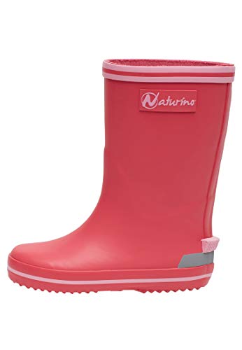 Naturino Dziewczęce Rain Boot. Kalosze, Pink Gomma Fuxia Pink, 27 EU