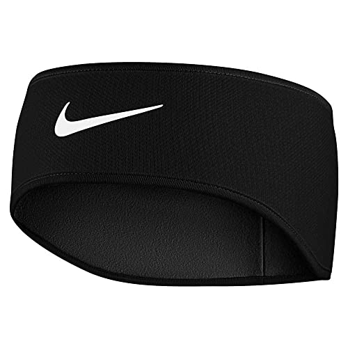 Nike Dzianinowa opaska na głowę czarny/biały jeden rozmiar