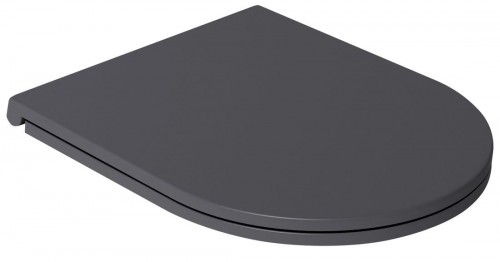 ISVEA - Deska sedesowa wypinana wolnoopadająca INFINITY Slim Soft Close kolor ANTRACYT 40KF0522I-S