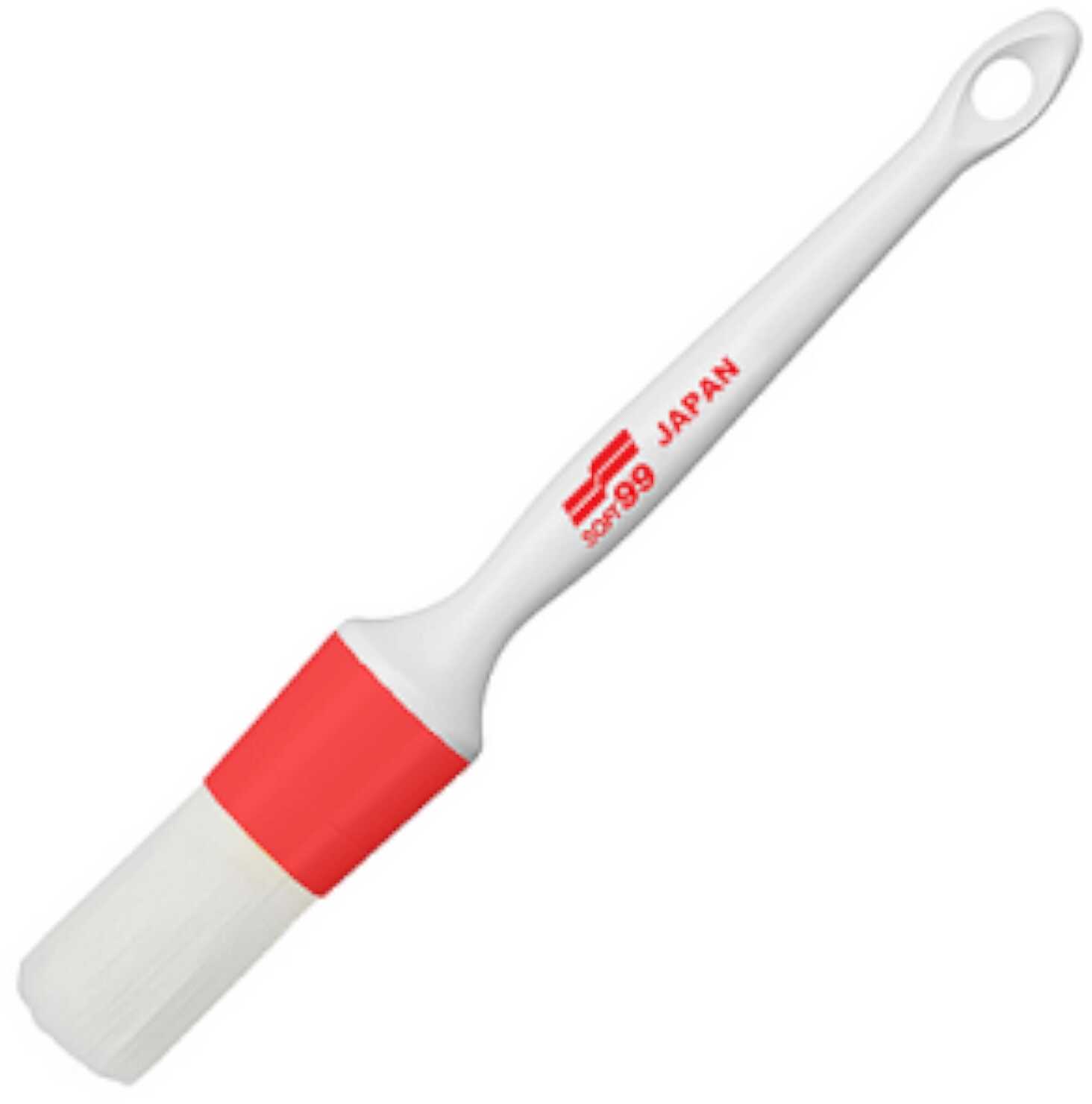 Soft99 Exterior Brush Red  pędzelek detailingowy, syntetyczne włosie 24mm